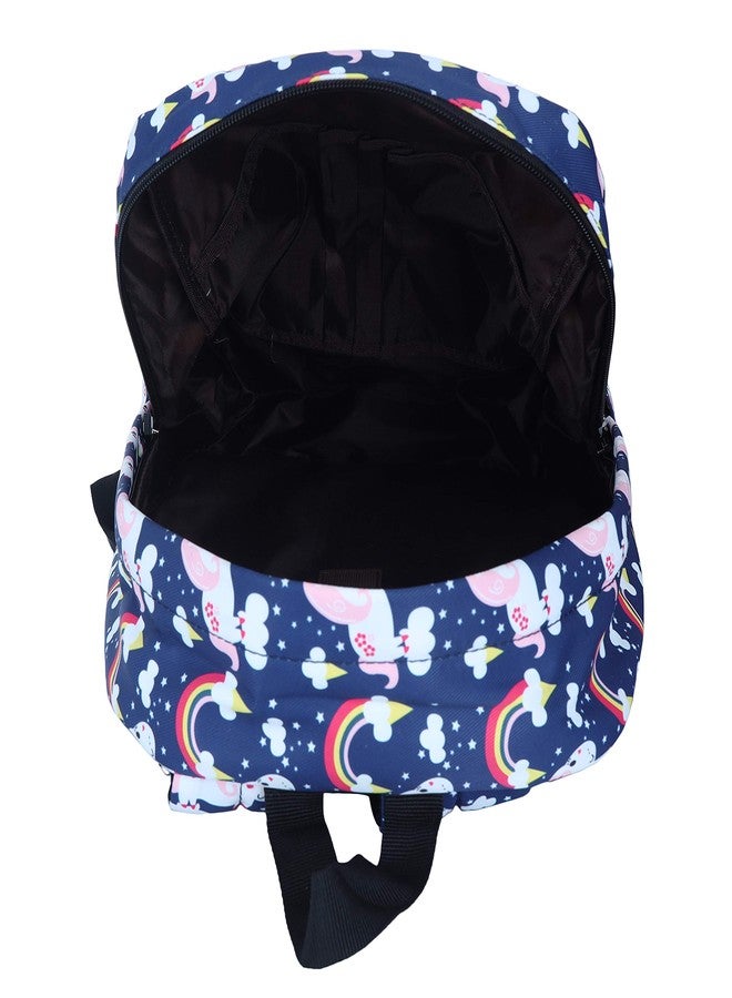 Funberry® Rainbow Cloud Pony Lightweight Travel and Waterproof Polyester School Backpack with Multiple pockets and Organizers Kids Bags For School Boys Girls Backpack Blue 20L Litre Age 7 to 12 - Image 5